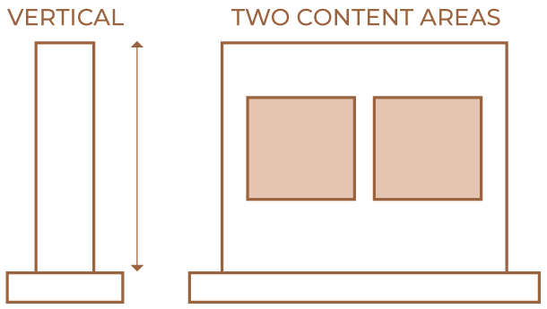 Double Upright Layout Richardson Monuments