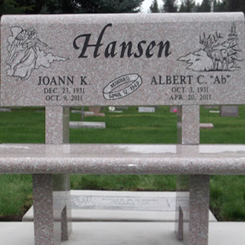 Hansen Standard Bench Richardson Monuments