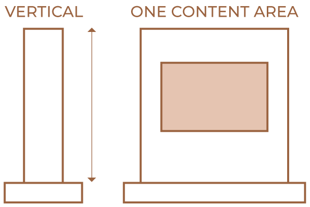 Single Upright Layout Richardson Monuments